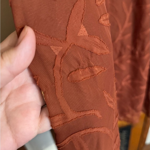 Baltic Born Terracotta Long Sleeve Maxi Dress - Picture 3 of 5